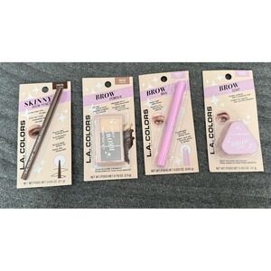 L.A. Colors Brow Set Lot Of 4 - Wax, Pencil, Powder, Soap